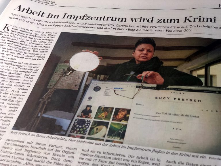 Sucy & der Krimi in der Zeitung