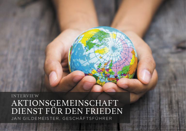 Interview mit Aktionsgemeinschaft Dienst für den Frieden (AGDF) Sucy Pretsch