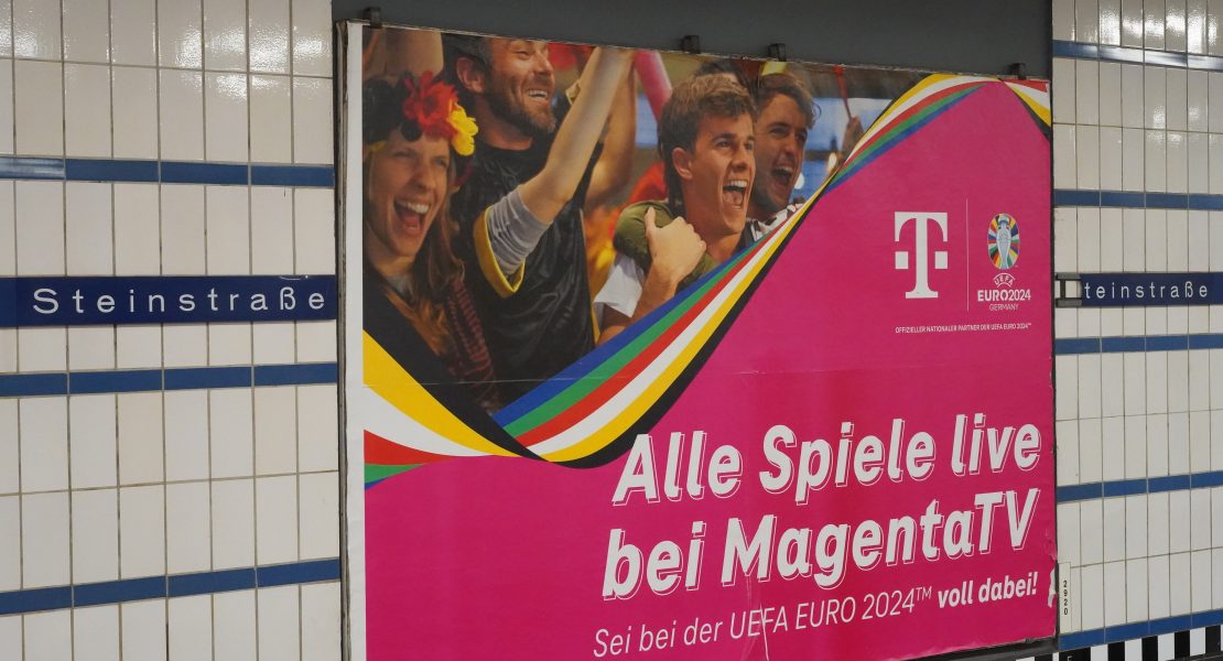 Hamburg,,Germany,-,June,8,,2024:,Magentatv,Billboard,On,The