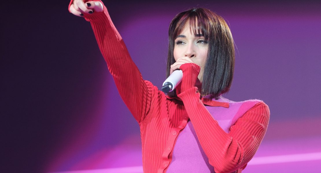 Singer,Aitana,Performs,During,Alphatour,Concert,At,The,Wizink,Center,