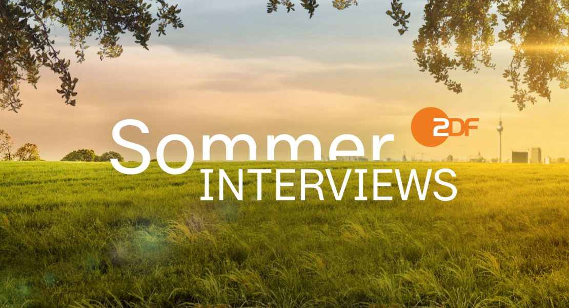 Sieben "Berlin direkt – Sommerinterviews" im ZDF
