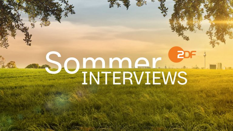 Sieben "Berlin direkt – Sommerinterviews" im ZDF