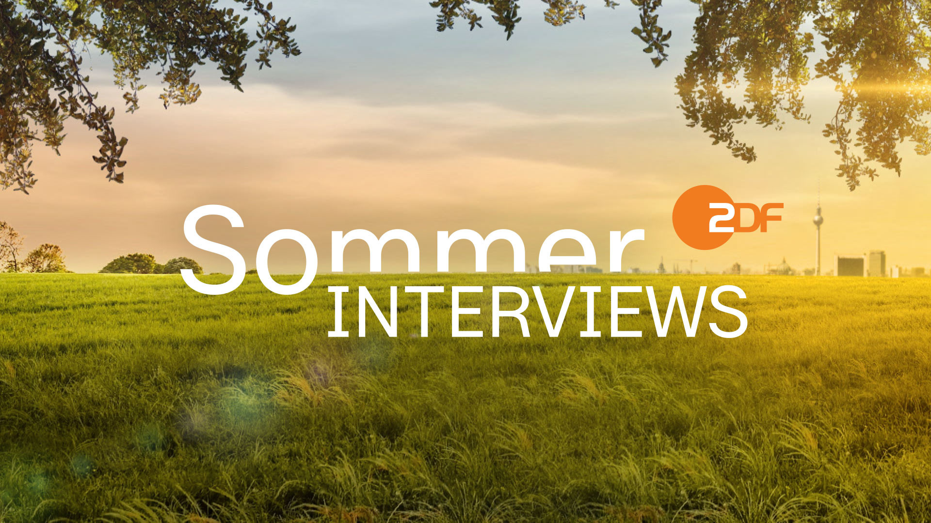 Sieben "Berlin direkt – Sommerinterviews" im ZDF