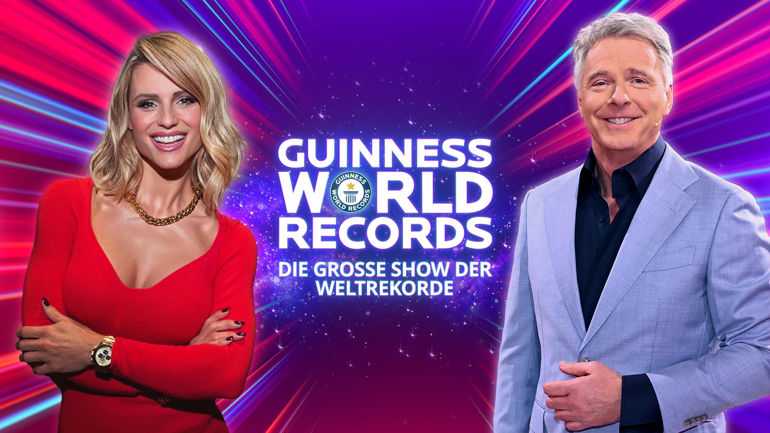 Michelle Hunziker und Jörg Pilawa jagen in SAT. 1 »Guinness World Records«