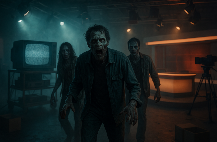 Sucy Pretsch veröffentlicht »Die letzte Show« Sucy Pretsch feiert mit ihrem Debütroman „Die letzte Show“ einen eindrucksvollen Einstieg ins Horror-Genre. Die Geschichte entführt uns in eine dystopische Zukunft, in der die Schweiz zur isolierten Zombie-Zone geworden ist. Im Mittelpunkt steht Randy Rivers, ein gescheiterter Late-Night-Moderator, der alles aufs Spiel setzt und einen Zombie in seine Show einlädt – ein riskanter Schachzug, der ihn in die gefährlich verseuchten Straßen Zürichs führt. Mit fesselnder Spannung, unerwarteten Wendungen und tiefen Einblicken in das, was es bedeutet, menschlich zu sein, wird „Die letzte Show“ zu einem must-read für Horror-Fans. Das Buch kombiniert packende Action mit einer berührenden Geschichte – ein Albtraum, der unter die Haut geht. HIER klicken, um den Horrorroman bei Amazon zu kaufen. » ZU »Sucy Pretsch präsentiert Debütroman »Die letzte Show« » Rezension zu Dr. Mark Beneckes »Aus der Dunkelkammer des Bösen« » »Leichen pflastern seinen Weg« – Rezension zu Adrian Langenscheids neuem Buch » ZU »Booster für Podcasts & True Crime – Teil 1