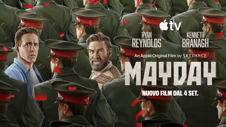 Kenneth Branagh und Ryan Reynolds als Nikolai und Troy im Apple-TV-Film Mayday