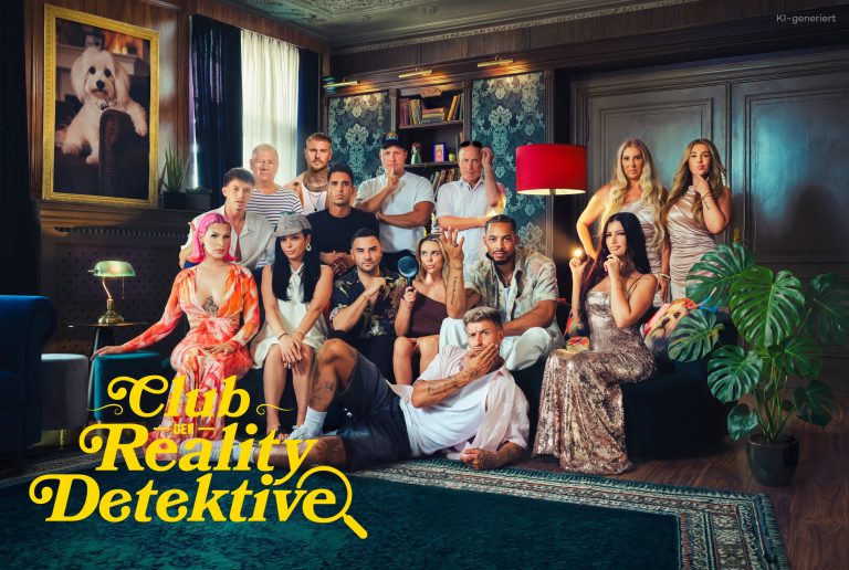 Dilara Kruse, Jürgen Trovato, Gabby Rodrigues und Claude-Oliver Rudolph ermitteln im "Club der Reality Detektive" ab Donnerstag, 1. Oktober auf Joyn
