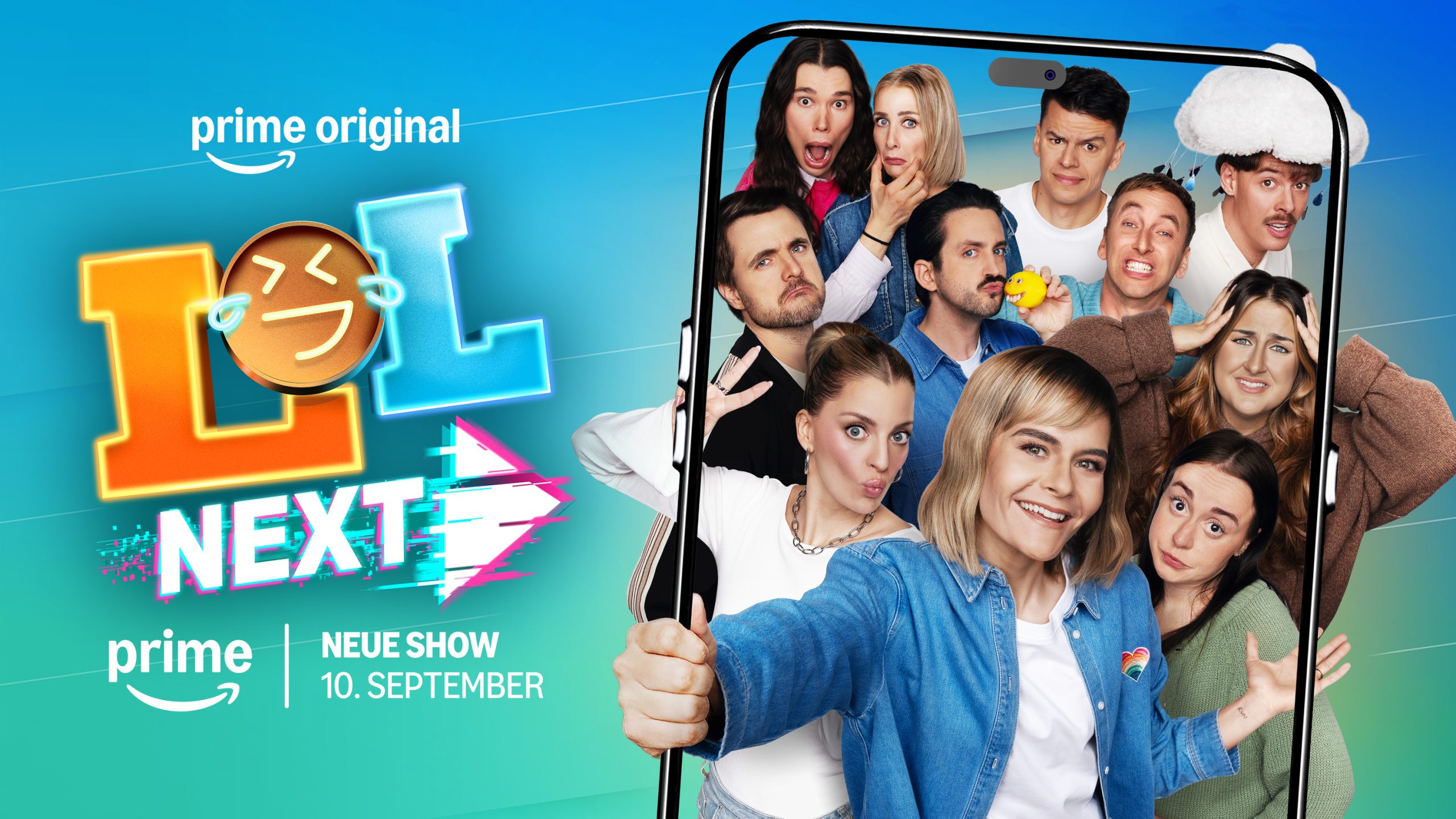 Cast von LOL Next bei Prime Video mit Hazel Brugger