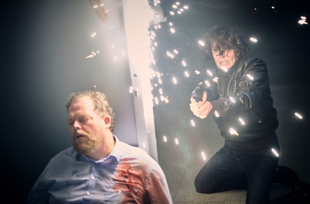Die Nacht spitzt sich zu: Lena Odenthal muss im neuen Ludwigshafener »Tatort« auch im Polizeipräsidium eingreifen.