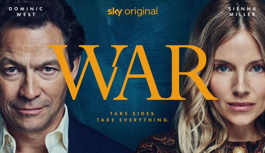 »War« mit Sienna Miller und Dominic West ist unter anderem bei RTL+ verfügbar. Foto: SKY / HBO / New Pictures